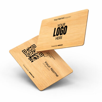 Smart Wooden Business Card
